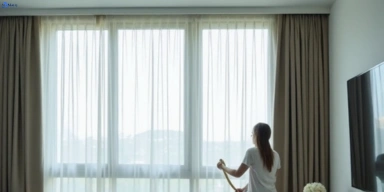 Delicate sheer drape cleaning logan-reserve Matty Curtain Cleaning