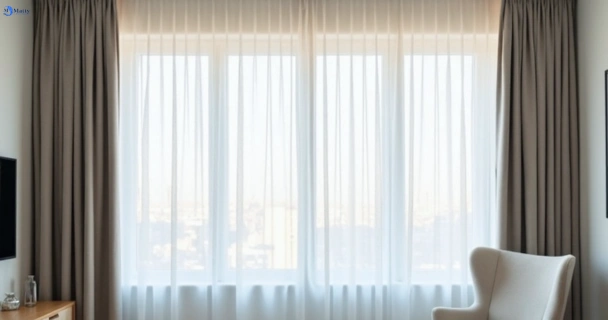 Restored vibrant drapes in logan-reserve QLD after Matty Curtain Cleaning